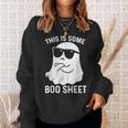 Halloween This Is Some Ghost Sheet Boo Retro Halloween Sweatshirt Gifts for Her
