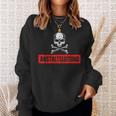 With Ironic Anstaltleitung Skull Slogan S Sweatshirt Geschenke für Sie