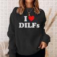 I Love Dilfs I Heart Dilfs Camisa de entrenamiento Regalos para ella