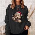 Poodle Dog Owner Dog Christmas Hat Sweatshirt Geschenke für Sie