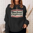 Profession Quoteintage Nuclear Engineer Felpa Regalos para ella