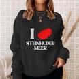 Saying Hannover Hagenburg I Love Steinhuder Meer Sweatshirt Geschenke für Sie