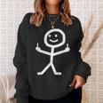 Stick Figure With Middle Finger Sweatshirt Geschenke für Sie