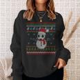 Usa Soccer Ugly Christmas Sweater Football Snowmen Sweatshirt Gifts for Her