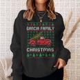 Garcia Family Ugly Christmas Sweater Red Truck Xmas Sweatshirt Gifts for Her