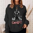 Gatto Divertente Catgpt Chatgpt Kitten Language Model Ai Felpa Regalos para ella