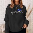 Gelsenkirchen Skyline Heartbeat Fan Heart Love Ruhrgebiet S Sweatshirt Geschenke für Sie