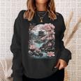 Giapponese Cinese Tempio Sakura Cherry Blossom Paes Felpa Regalos para ella
