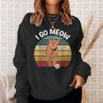 I Go Meow Cat Meme Gatto Cantante Divertente Felpa Regalos para ella