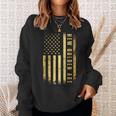 Golden Color Usa Flag Trump President Inauguration Day 2025 Sweatshirt Gifts for Her