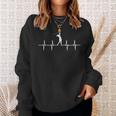 Graphic Golf Heartbeat Retro Styles Golf Lovers Outfits Sweatshirt Gifts for Her