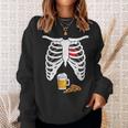 Gravidanza Annuncio Camicia Per Papà Divertente Incinta Scheletro Felpa Regalos para ella