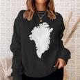 Greenland Map Sweatshirt Geschenke für Sie