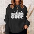 Gude Hessian Sayings Words Frankfurt Hessentag Sweatshirt Geschenke für Sie