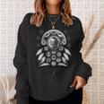 Guerrier Indien Amérindien Cherokee Attrape-Rêves Sweater e Cadeaux pour elle