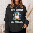 Guten Morgen Ganz Dünnes Eis Slogan Penguin Sweatshirt Geschenke für Sie