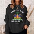 Haiti First Black Republic Since 1804 Haitian Flag Day Sweatshirt Gifts for Her