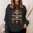 Happy Friendsgiving Thanksgiving Friends Holiday Friendship Sweatshirt Gifts for Her