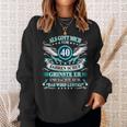 Herren Als Gott Michor 40 Jahen Krinste Er 40Th Birthday Sweatshirt Geschenke für Sie