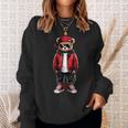 Hip Hop Teddy Bear Rap Music Sweatshirt Gifts for Her
