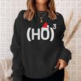 Ho3 Maths Physics Nerd Informatik Ho Hoch 3 Christmas Sweatshirt Geschenke für Sie