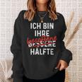 Ich Bin Ihre Besoffene Hälfte Lustiger Spruch Sweatshirt Geschenke für Sie