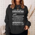 Ich Habe Einenerdammt Lustig Ich Bin Eine Glückliche Frau German Sweatshirt Geschenke für Sie