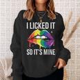 Ich Habe Es Angeleckeck So Ist Es Meine Lgbt Sweatshirt Geschenke für Sie