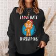 Ich Hasse Christmas Cookie Fun Christmas Sweatshirt Geschenke für Sie