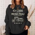 Ich Liebe Es Wenn Meine Frau Mich Motorrad Fahren Lässt Lässt Sweatshirt Geschenke für Sie