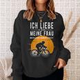 Ich Liebe Meine Frau Wenn Sie Mich Radfahren Lässt Lässt Sweatshirt Geschenke für Sie