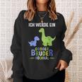 Ich Werde Ein Große Bruder Nochmal Dinosaur Sweatshirt Geschenke für Sie