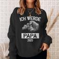 Ich Werde Papa 2025 Ich Werde Baldater Sweatshirt Geschenke für Sie