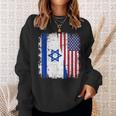 Israel Usa Flag Sweatshirt Geschenke für Sie