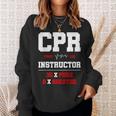 Istruttore Cpr Istruttore Di Pronto Soccorso Istruttore Divertente Cpr Felpa Regalos para ella