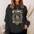 Its A King Thing You Wouldnt Understand Name Vintage Sweatshirt Gifts for Her