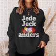 Jeder Jeck Es Anders Kölsches Grundgesetz Carnival In Cologne Sweatshirt Geschenke für Sie