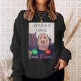 John Pork Sta Chiamando Risposta Telefono Chiamata Felpa Regalos para ella