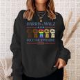 Kamala Harris Tim Walz 2024 Lgbt Harris Walz 2024 Sweatshirt Gifts for Her