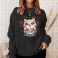 Katze Ramen Essen Nudeln Manga Anime Japanisch Kawaii Cute Sweatshirt Geschenke für Sie