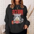 Kawaii Ramen Racoon Otaku Anime Manga Sweatshirt Geschenke für Sie