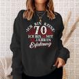 Keine 70 Jahre 18 Mit Experience Birthday Sweatshirt Geschenke für Sie