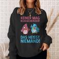 Keiner Mag Klugscheißer Bird Animal Cartoon Joke Sweatshirt Geschenke für Sie