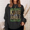 King Of The Jungle Tropical Animal Adventure Vacation Sweatshirt Gifts for Her
