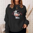 Kuh Lustig Süß Niedlich Comic Cartoon Kühe Tiere Sweatshirt Geschenke für Sie