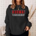 Kurwa Ist Polnisch Und Steht Für Sweatshirt Geschenke für Sie