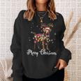 Labrador Retriever Christmas Reindeer Dog Lover Sweatshirt Geschenke für Sie