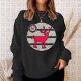 Lapland Reindeer Norway Sweden Finland Rudolph Reindeer Sweatshirt Geschenke für Sie