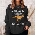 L'australia Chiama Go Australia Day Canguro Australiano Felpa Regalos para ella