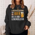 Leberkassmel & Bier Des Is Mei Lebenselexier Leberkas Sweatshirt Geschenke für Sie